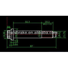 4375100512 Truck Mounting Bolt for SAF